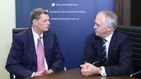'Father of DSL' John Cioffi in discussion with Malcolm Turnball